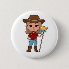 Chapa Redonda De 5 Cm Maddog Pin