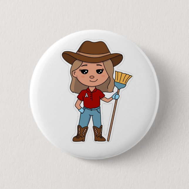 Chapa Redonda De 5 Cm Maddog Pin (Anverso)