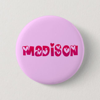 Chapa Redonda De 5 Cm Madison in Hearts