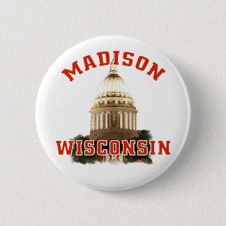 Chapa Redonda De 5 Cm Madison, Wisconsin