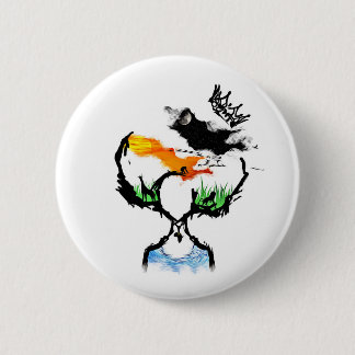 Chapa Redonda De 5 Cm Madre África