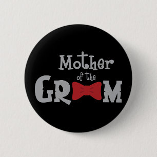 Chapa Redonda De 5 Cm Madre con clase del novio