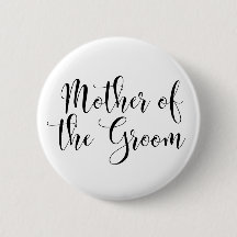 Madre de la tipografía de escritura negra de Groom