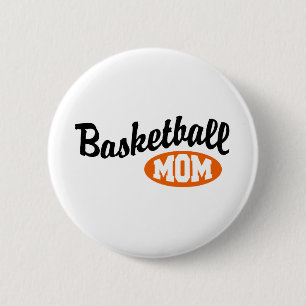 Chapa Redonda De 5 Cm Madre del baloncesto