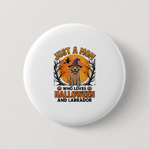 Chapa Redonda De 5 Cm Madre Labrador Halloween Diseño Vintage de Perro_1