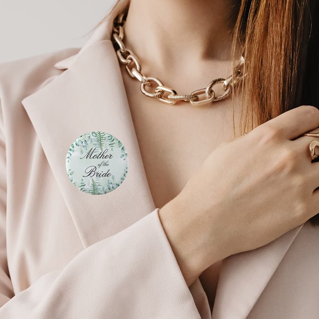 Chapa Redonda De 5 Cm Madre novia eucalipto bosque de vegetación (Subido por el creador)