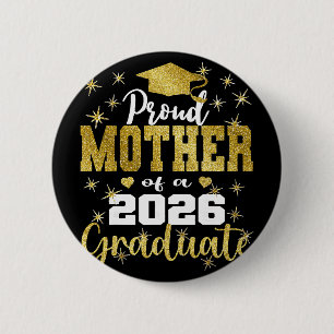 Chapa Redonda De 5 Cm Madre Super Orgullosa De Graduada De 2026 Senior G