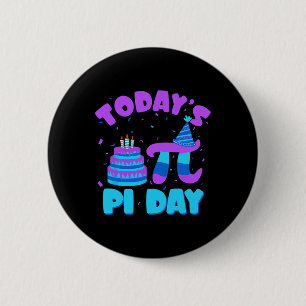 Chapa Redonda De 5 Cm Maestra de Maestros de hoy en el Día del Pi