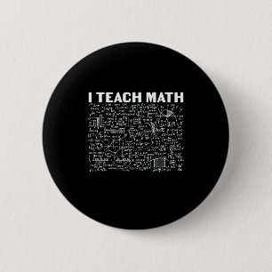 Chapa Redonda De 5 Cm Maestra: Enseño matemática