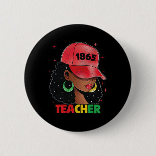 Chapa Redonda De 5 Cm Maestra Mujeres Negras Afro Melanina Mes de la His
