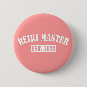 Chapa Redonda De 5 Cm Maestro de Reiki