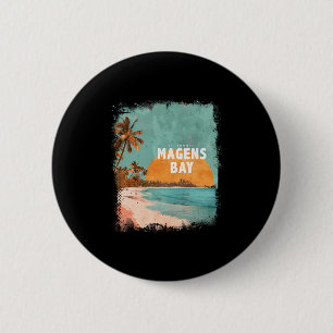 Chapa Redonda De 5 Cm Magens Y St Thomas Islas Vírgenes Vacaciones Tril 