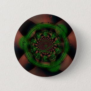 Chapa Redonda De 5 Cm Magia