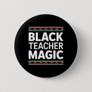Chapa Redonda De 5 Cm Magia de maestros negros Mes de la historia afroam