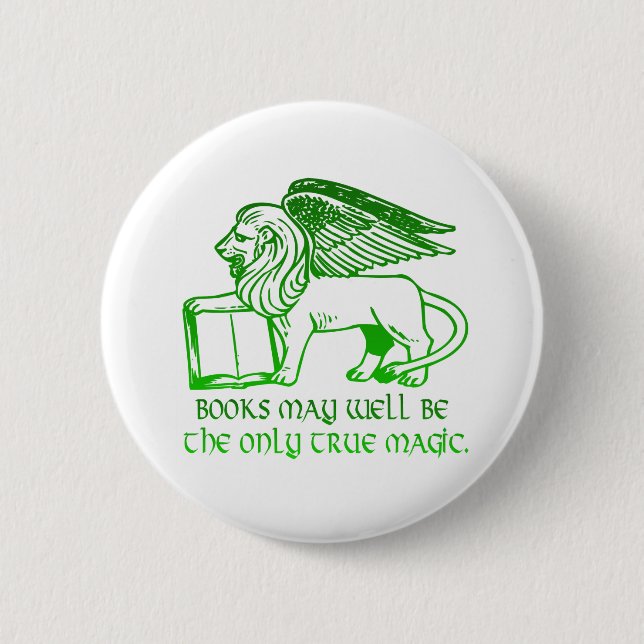 Chapa Redonda De 5 Cm Magia verdadera (Anverso)