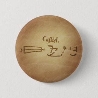 Chapa Redonda De 5 Cm Magic Seal Angel Cassiel Protection Magic Charms