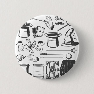Chapa Redonda De 5 Cm "Magic Trick Token"