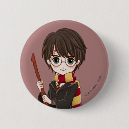 Chapa Redonda De 5 Cm Mágico acuarela de HARRY POTTER™