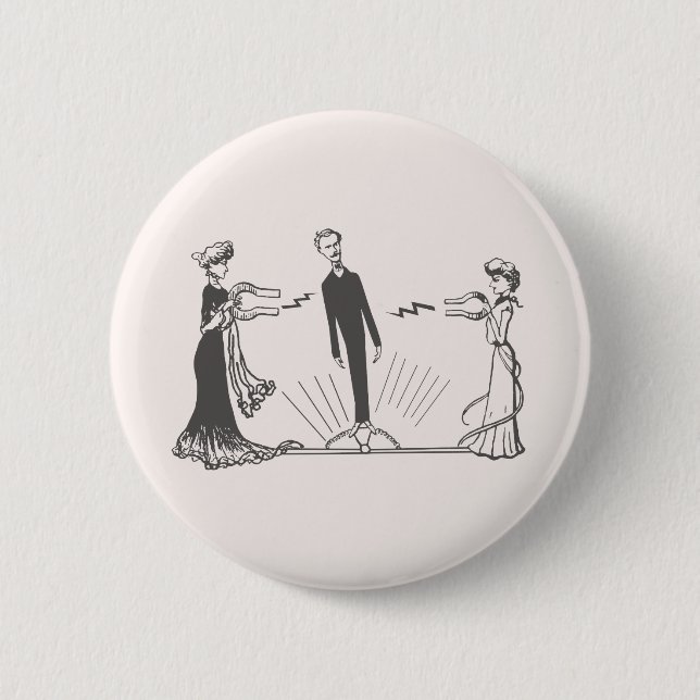 Chapa Redonda De 5 Cm Magnetismo animal - (Anverso)