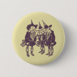Chapa Redonda De 5 Cm Mago de Oz Munchkins