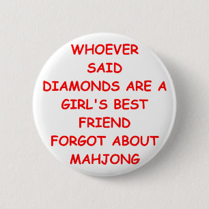 Chapa Redonda De 5 Cm mahjong
