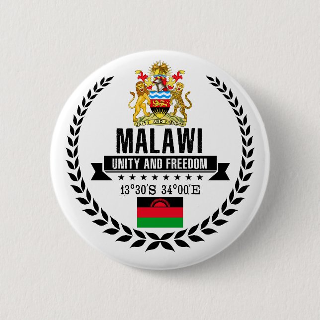 Chapa Redonda De 5 Cm Malawi (Anverso)