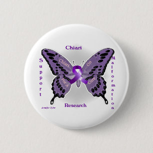 Chapa Redonda De 5 Cm Malformación de Chiari: ¡Chiari encendido!