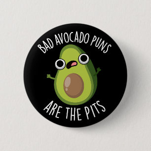 Chapa Redonda De 5 Cm Malos aguacates son los agujeros de la fruta Pit P