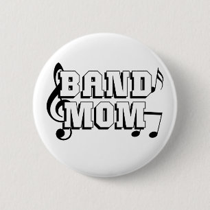 Chapa Redonda De 5 Cm Mamá de la banda