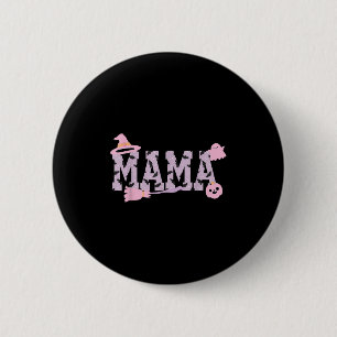 Chapa Redonda De 5 Cm Mamá espeluznante de Halloween Sudadera con capuch