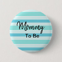 Mamá para ser azul y Baby Shower Verde azulado