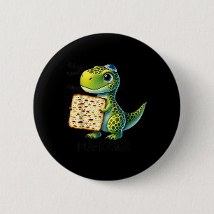 Chapa Redonda De 5 Cm Mamáes de Pover Maror rugen Dinosaur Funny Pesach 