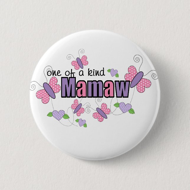 Chapa Redonda De 5 Cm Mamaw Única (Anverso)