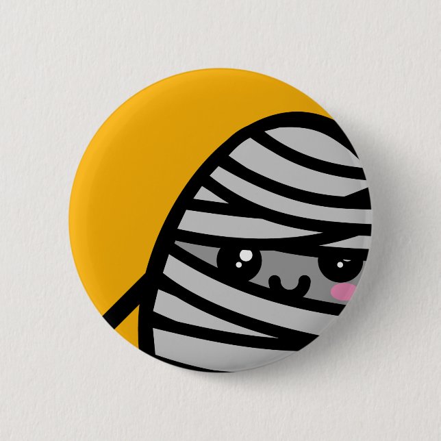 Chapa Redonda De 5 Cm Mami de huevos trepidante - Halloween (Anverso)