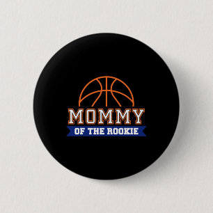 Chapa Redonda De 5 Cm Mami Of Rookie Primer Cumpleaños Bysketbyll Tema M