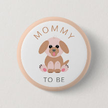 Mami To Be Baby Shower Neutral New Mom Puppy