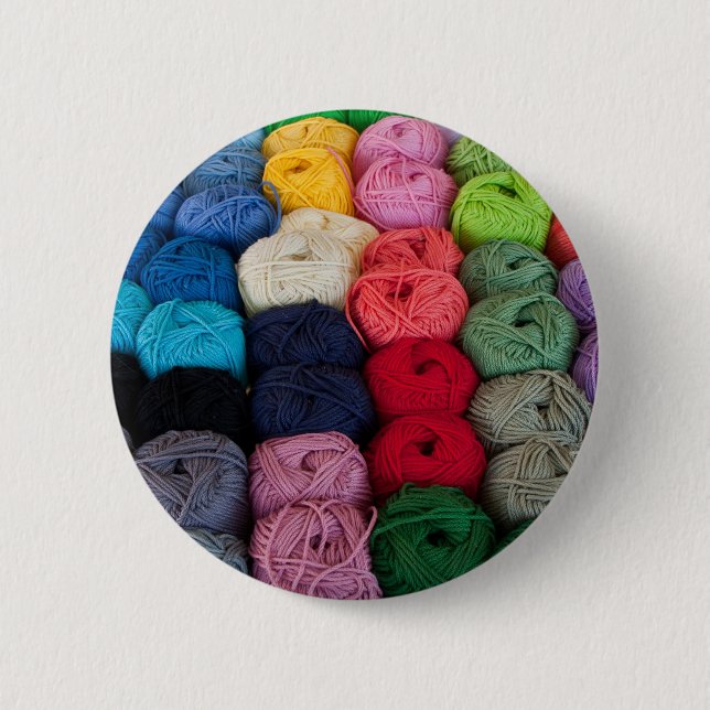 Chapa Redonda De 5 Cm Manchas de hilo (Anverso)
