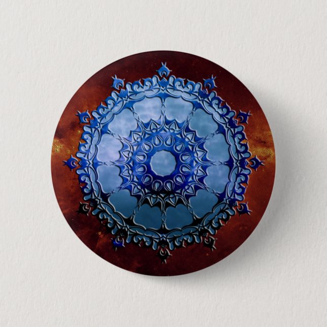 Chapa Redonda De 5 Cm Mandala celta (Anverso)