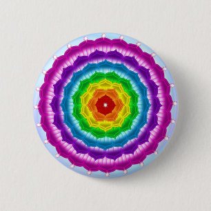 Chapa Redonda De 5 Cm Mandala Chakra