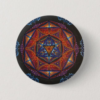 Chapa Redonda De 5 Cm Mandala del compás