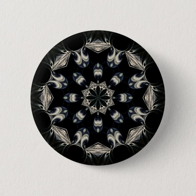 Chapa Redonda De 5 Cm Mandala elegante (Anverso)