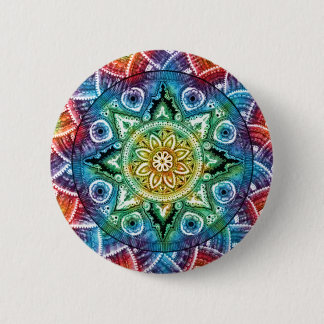 Chapa Redonda De 5 Cm Mandala Trippy