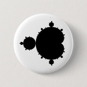 Chapa Redonda De 5 Cm Mandelbrot fijó 01 - fractal