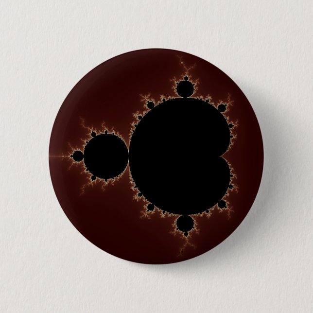 Chapa Redonda De 5 Cm Mandelbrot Set 08 - Fractal (Anverso)