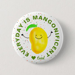 Chapa Redonda De 5 Cm Mango Pun positivo - Todos los días son maniobrero