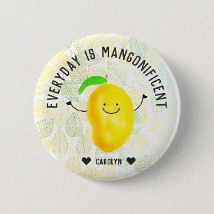 Chapa Redonda De 5 Cm Mango Pun positivo - Todos los días son maniobrero