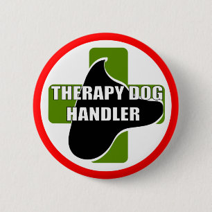 CHAPA REDONDA DE 5 CM MANIPULADOR DE PERRO DE LA TERAPIA