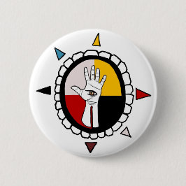 Chapa Redonda De 5 Cm Mano de Thunderers