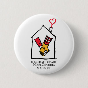 Chapa Redonda De 5 Cm Manos de Ronald McDonald