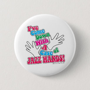 Chapa Redonda De 5 Cm ¡Manos del jazz!